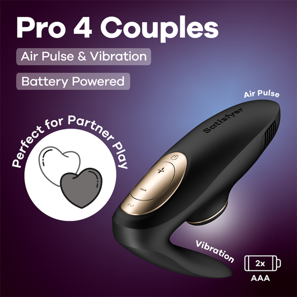 Satisfyer Pro 4 Couples - Battery Powered