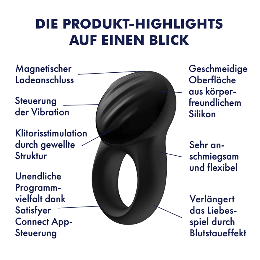 penisring mit app steuerung Penisring mit APP-Steuerung Silikon-Penisring mit Rosen-Klitoris-Stimulator  Vibrator Cafatop Mehrfache Vibrationen für Männer Paare main image 1
