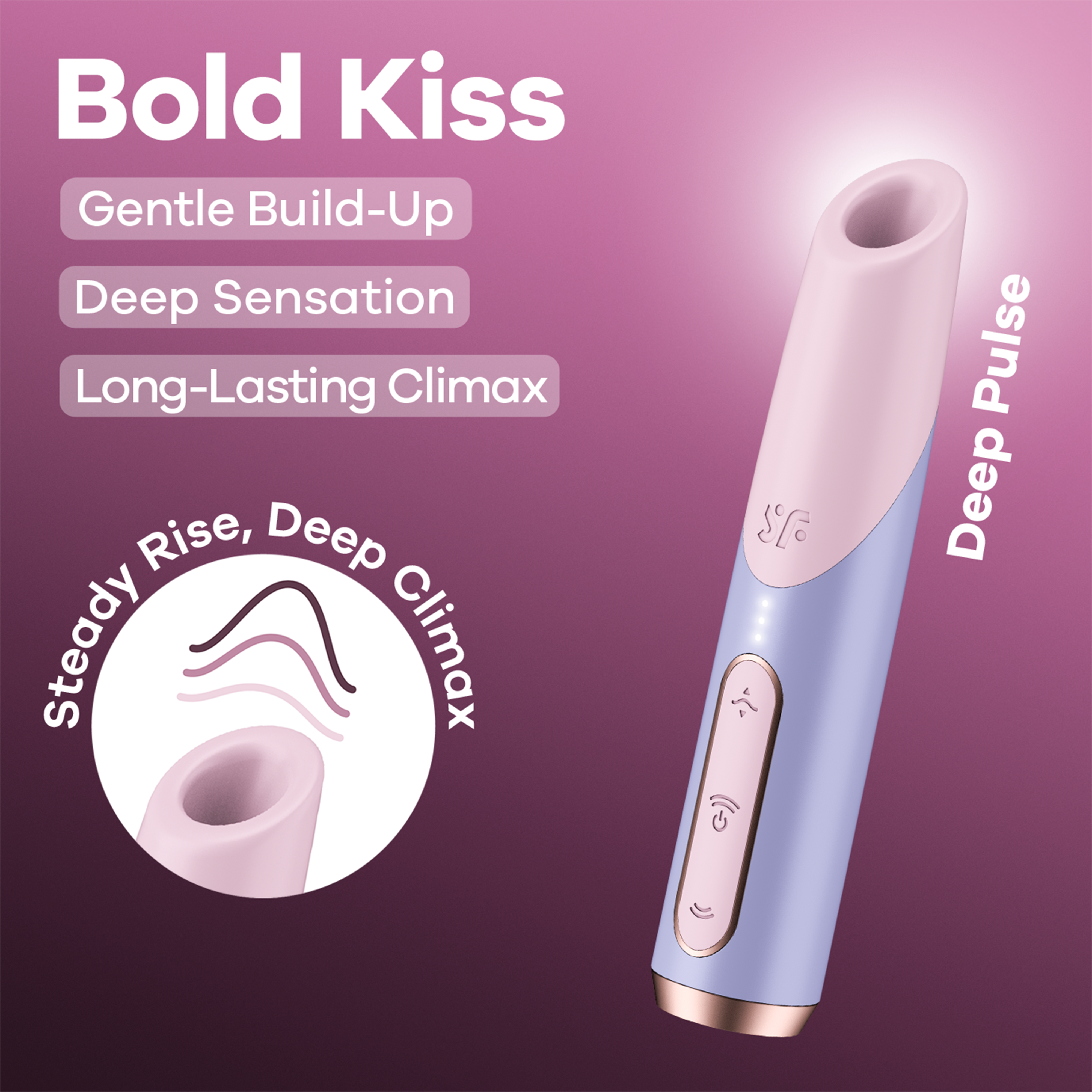 Satisfyer Bold Kiss | Air Pulse Vibrators | Vibrators | Products |  Satisfyer MT