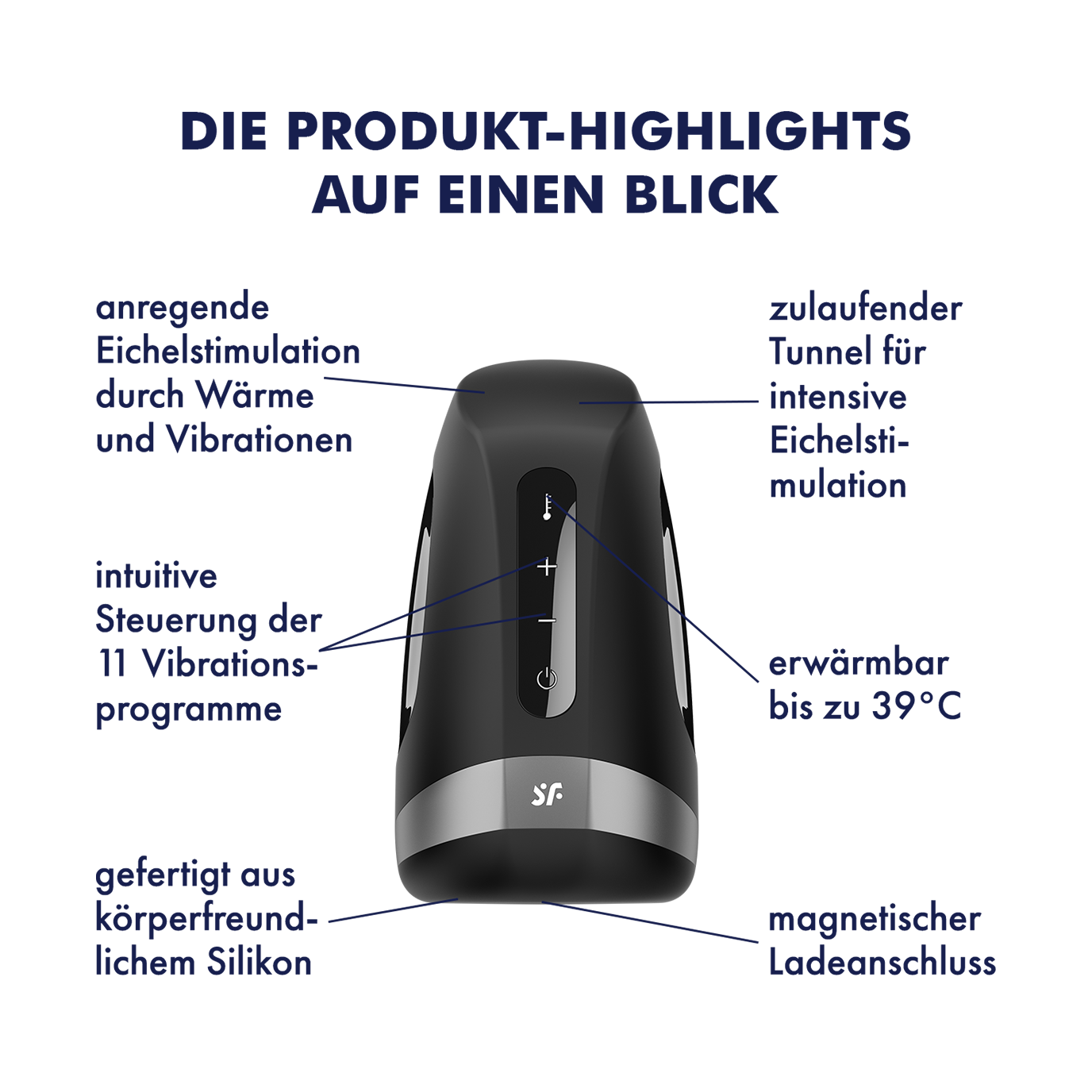 satisfyer 'men heat vibration' - wärmend anleitung Satisfyer Men Heat Vibration main image 0