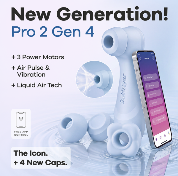 Satisfyer Pro 2 Generation 4 Connect App, Serene Blue