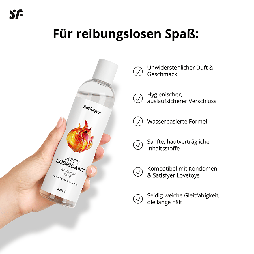 Satisfyer Gleitgel auf Wasserbasis Warming Wave | Gleitgel | Produkte |  Satisfyer AT