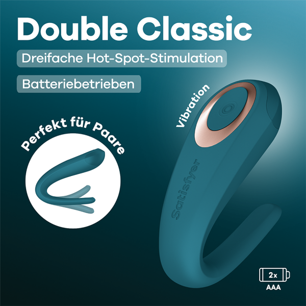 Satisfyer Double Classic - Batteriebetrieben