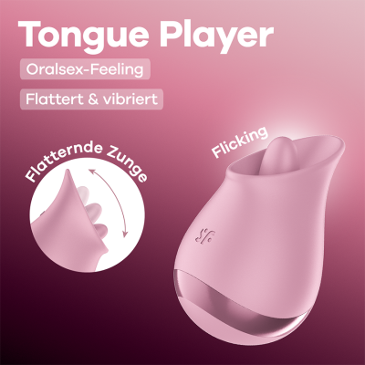 sexspielzeug handgranate Vibrator mit Zungen-Stimulator – OH MY! FANTASY main image 1