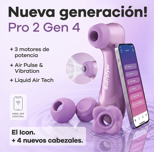 Satisfyer Pro 2 Generation 4 Connect App, Amethyst