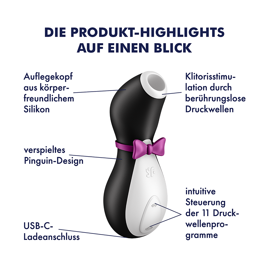 Penguin Vibrator für Frauen disrekt online kaufen | Satisfyer DE
