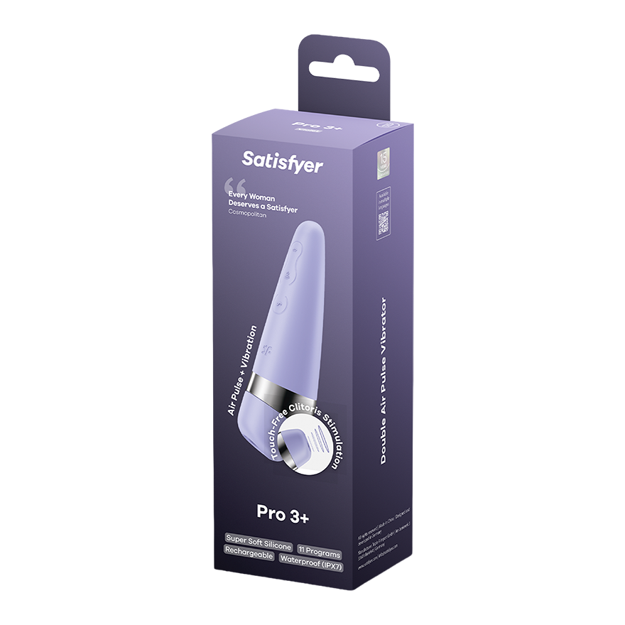 satisfyer pro 3 vibration wasserdicht KI-Tech-Puppe main image 0