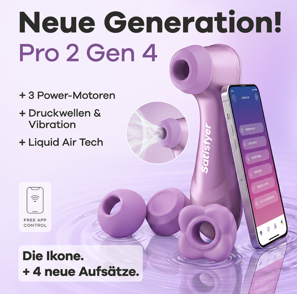 Satisfyer Pro 2 Generation 4 Connect App, Amethyst