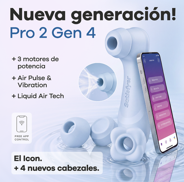 Satisfyer Pro 2 Generation 4 Connect App, Serene Blue