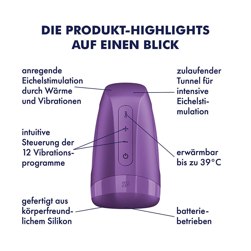 Satisfyer Men Heat Vibration - Batteriebetrieben | Wärmende Vibratoren |  Vibratoren | Produkte
