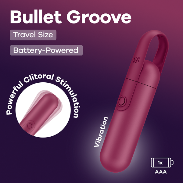 Satisfyer Bullet Groove - Battery Powered