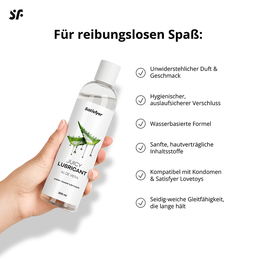 Satisfyer Gleitgel auf Wasserbasis Aloe Vera | Gleitgel | Produkte |  Satisfyer DE