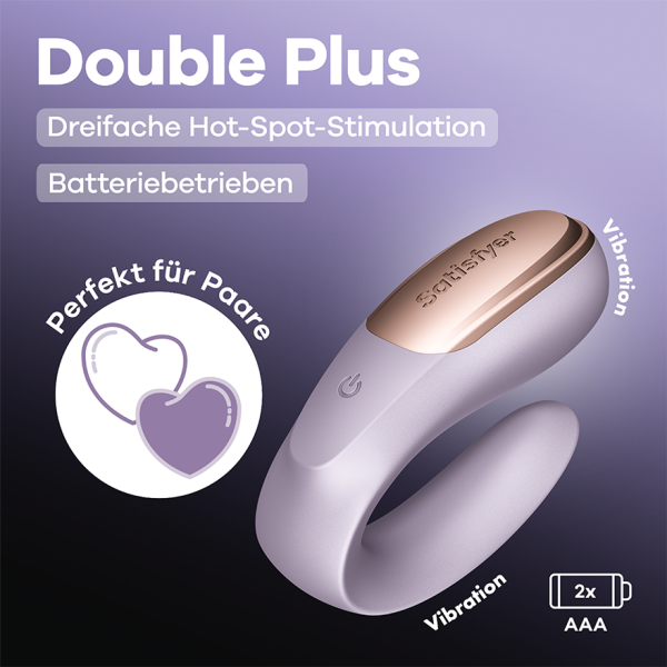 Satisfyer Double Plus - Batteriebetrieben