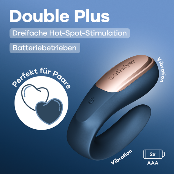 Satisfyer Double Plus - Batteriebetrieben