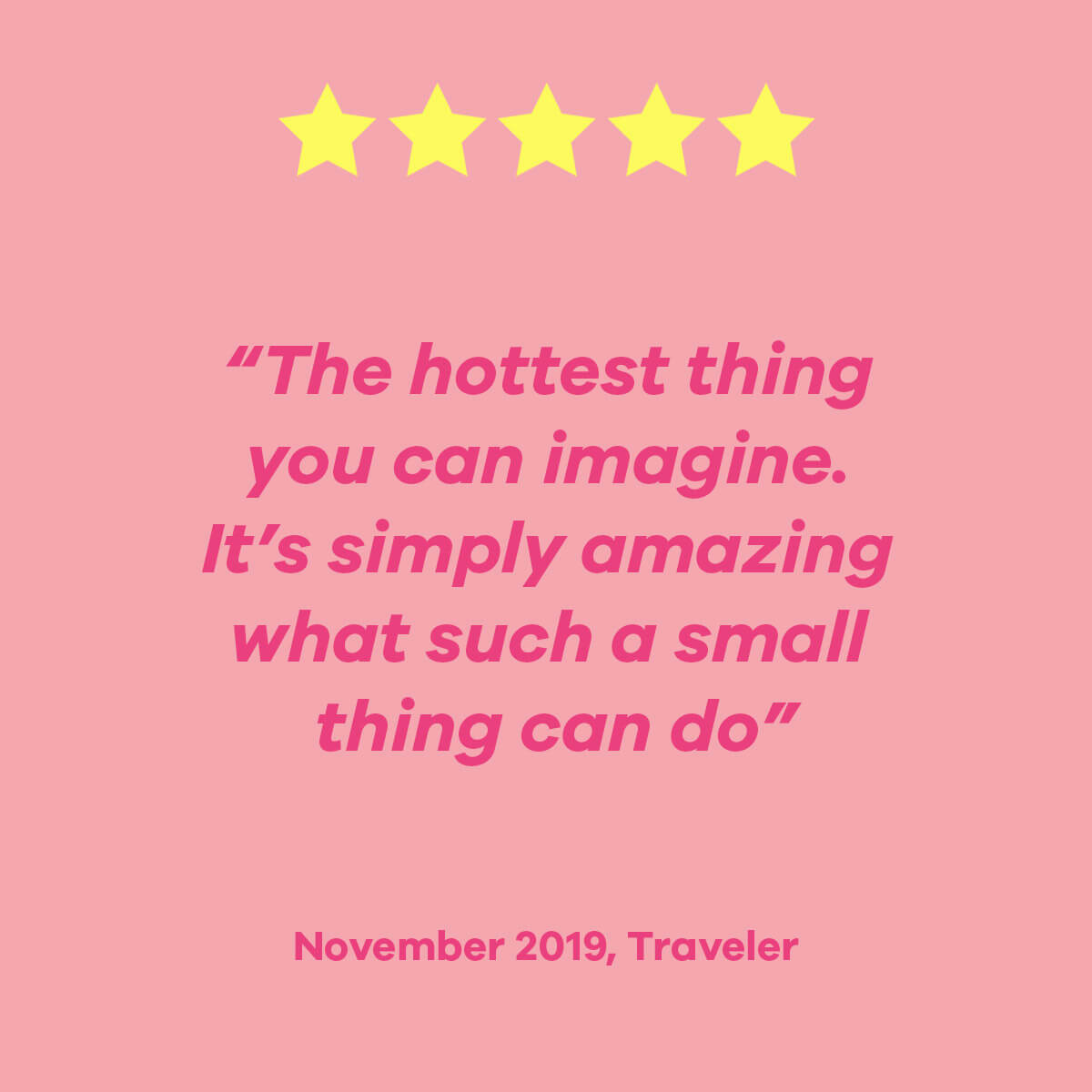 Satisfyer Traveler Customer Reviews