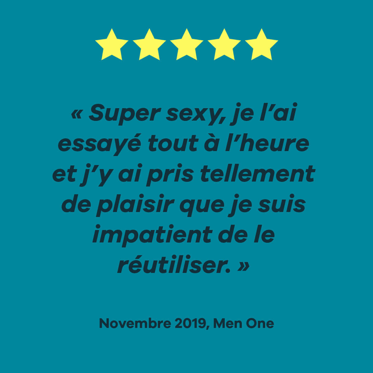 Satisfyer Men one Avis des Clients