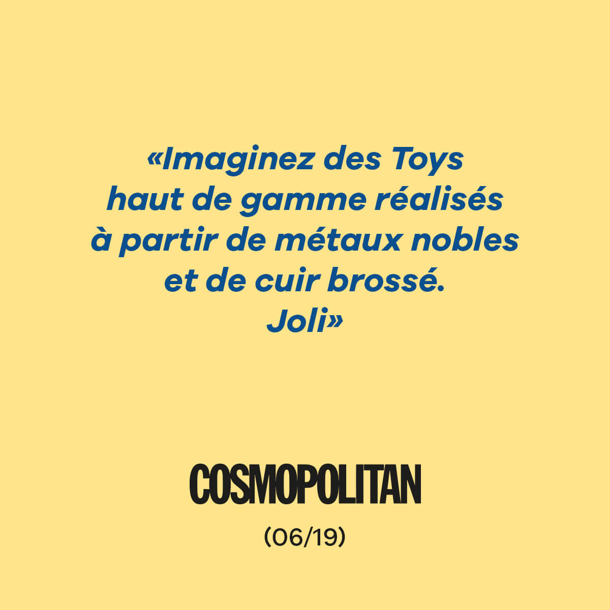 satisfyer Cosmopolitan magazine critiques