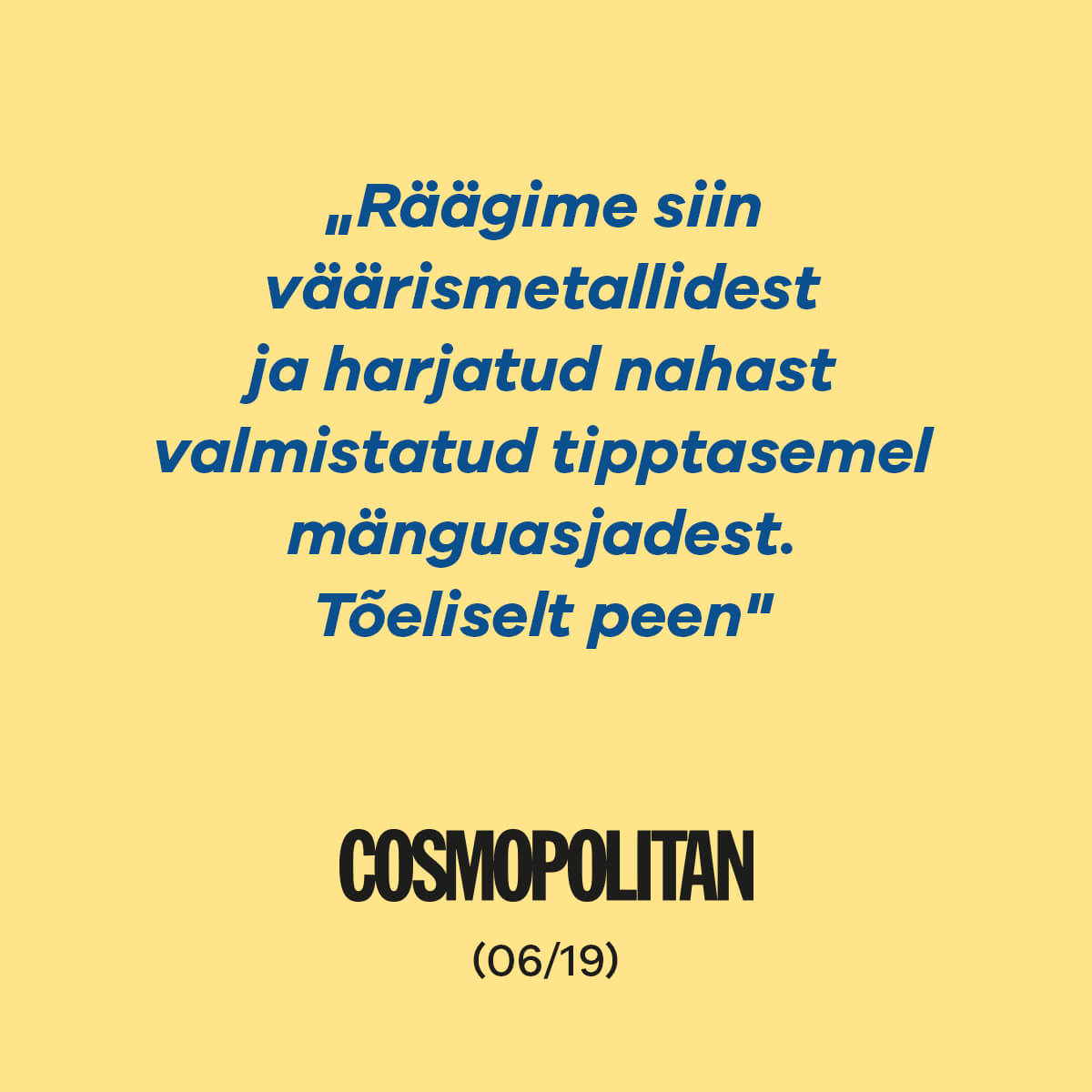 Satisfyer cosmopolitan Ajakiri Arvustused