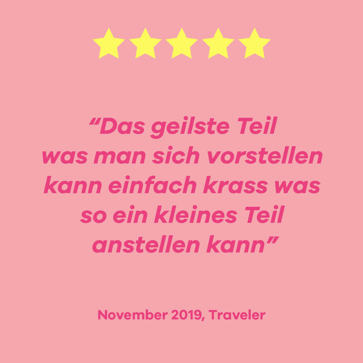 Satisfyer Traveler Kundenbewertungen